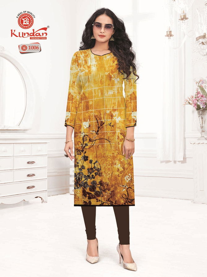 Malang Vol 1 By Kundan Daily Wear Cotton Straight Cut Kurti Wholesale Online